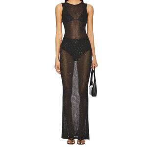 alc fawn ruched mesh maxi dress Ruched Mesh Midi Dress